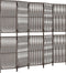 vidaXL - Kamerscherm - 5 - panelen - poly - rattan - bruin
