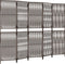 vidaXL - Kamerscherm - 5 - panelen - poly - rattan - bruin