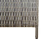 vidaXL - Kamerscherm - 5 - panelen - poly - rattan - grijs