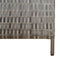 vidaXL - Kamerscherm - 5 - panelen - poly - rattan - grijs