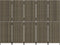 vidaXL - Kamerscherm - 5 - panelen - poly - rattan - grijs