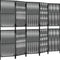 vidaXL - Kamerscherm - 5 - panelen - poly - rattan - zwart