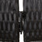 vidaXL - Kamerscherm - 5 - panelen - poly - rattan - zwart