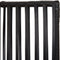 vidaXL - Kamerscherm - 5 - panelen - poly - rattan - zwart