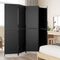 vidaXL - Kamerscherm - 5 - panelen - poly - rattan - zwart