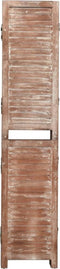 vidaXL - Kamerscherm - 6 - panelen - 210x165 - cm - massief - paulowniahout - bruin