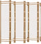 vidaXL - Kamerscherm - 6-panelen - inklapbaar - 240 - cm - bamboe - en - canvas