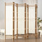 vidaXL - Kamerscherm - 6-panelen - inklapbaar - 240 - cm - bamboe - en - canvas