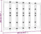 vidaXL - Kamerscherm - 6-panelen - inklapbaar - 240 - cm - bamboe - en - canvas