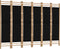 vidaXL - Kamerscherm - 6-panelen - inklapbaar - 240 - cm - bamboe - en - canvas
