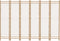 vidaXL - Kamerscherm - 6-panelen - inklapbaar - 240 - cm - bamboe - en - canvas