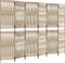 vidaXL - Kamerscherm - 6 - panelen - poly - rattan - beige