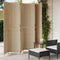 vidaXL - Kamerscherm - 6 - panelen - poly - rattan - beige