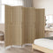 vidaXL - Kamerscherm - 6 - panelen - poly - rattan - beige