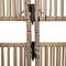 vidaXL - Kamerscherm - 6 - panelen - poly - rattan - beige