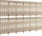 vidaXL - Kamerscherm - 6 - panelen - poly - rattan - beige