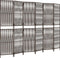 vidaXL - Kamerscherm - 6 - panelen - poly - rattan - bruin
