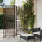vidaXL - Kamerscherm - 6 - panelen - poly - rattan - bruin