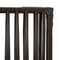 vidaXL - Kamerscherm - 6 - panelen - poly - rattan - bruin
