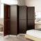 vidaXL - Kamerscherm - 6 - panelen - poly - rattan - bruin