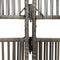 vidaXL - Kamerscherm - 6 - panelen - poly - rattan - grijs