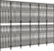 vidaXL - Kamerscherm - 6 - panelen - poly - rattan - grijs