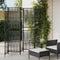 vidaXL - Kamerscherm - 6 - panelen - poly - rattan - zwart