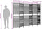 vidaXL - Kamerscherm - 6 - panelen - poly - rattan - zwart