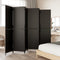 vidaXL - Kamerscherm - 6 - panelen - poly - rattan - zwart