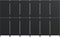 vidaXL - Kamerscherm - 6 - panelen - poly - rattan - zwart