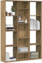 vidaXL - Kamerscherm/boekenkast - 100x24x140 - cm - bewerkt - hout - eikenkleurig