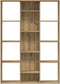 vidaXL - Kamerscherm/boekenkast - 100x24x140 - cm - bewerkt - hout - eikenkleurig