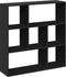 vidaXL - Kamerscherm - / - boekenkast - 102x29x103,5 - cm - bewerkt - hout - zwart