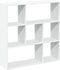 vidaXL - Kamerscherm - / - boekenkast - 102x29x103,5 - cm - bewerkt - hout - wit