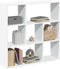 vidaXL - Kamerscherm - / - boekenkast - 102x29x103,5 - cm - bewerkt - hout - wit