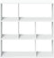 vidaXL - Kamerscherm - / - boekenkast - 102x29x103,5 - cm - bewerkt - hout - wit