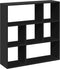 vidaXL - Kamerscherm - / - boekenkast - 102x29x103,5 - cm - bewerkt - hout - zwart