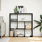 vidaXL - Kamerscherm - / - boekenkast - 102x29x103,5 - cm - bewerkt - hout - zwart