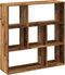 vidaXL - Kamerscherm - / - boekenkast - 102x29x103,5 - cm - hout - oud - houtkleurig