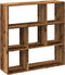 vidaXL - Kamerscherm - / - boekenkast - 102x29x103,5 - cm - hout - oud - houtkleurig
