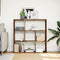 vidaXL - Kamerscherm - / - boekenkast - 102x29x103,5 - cm - hout - oud - houtkleurig