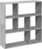 vidaXL - Kamerscherm - / - boekenkast - 102x29x103,5 - cm - hout - betongrijs
