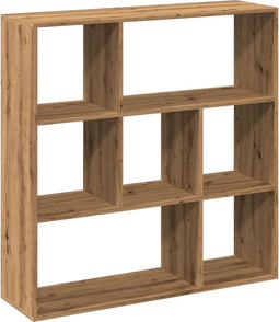 vidaXL - Kamerscherm - / - boekenkast - 102x29x103,5 - cm - hout - artisanaal - eiken