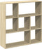 vidaXL - Kamerscherm - / - boekenkast - 102x29x103,5 - cm - hout - sonoma - eikenkleur
