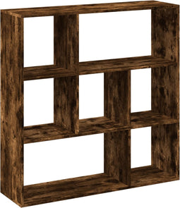 vidaXL - Kamerscherm - / - boekenkast - 102x29x103,5 - cm - hout - gerookt - eiken