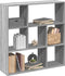 vidaXL - Kamerscherm - / - boekenkast - 102x29x103,5 - cm - hout - grijs - sonoma