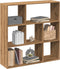 vidaXL - Kamerscherm - / - boekenkast - 102x29x103,5 - cm - hout - artisanaal - eiken
