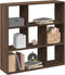 vidaXL - Kamerscherm - / - boekenkast - 102x29x103,5 - cm - hout - bruin - eikenkleur