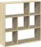 vidaXL - Kamerscherm - / - boekenkast - 102x29x103,5 - cm - hout - sonoma - eikenkleur