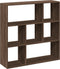 vidaXL - Kamerscherm - / - boekenkast - 102x29x103,5 - cm - hout - bruin - eikenkleur